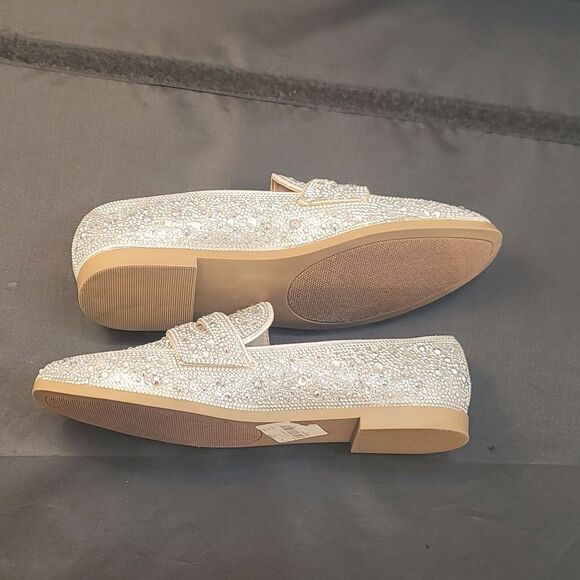 BRAND NEW SUGAR CARVIAR STUDDED SLIP ON LOAFERS - Picture 14 of 16